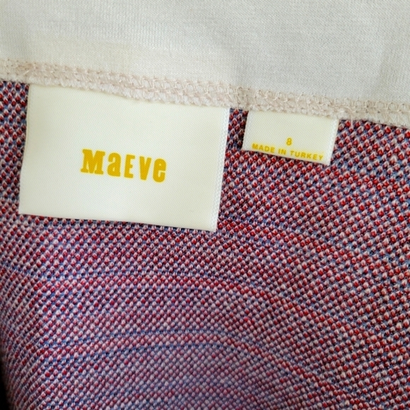 Anthropologie Maeve Fringe Woven Tweed Skirt - Picture 4 of 4